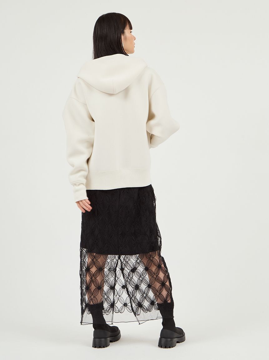 emmi atelier「ダンボールジップアップフーディー」|パーカー|