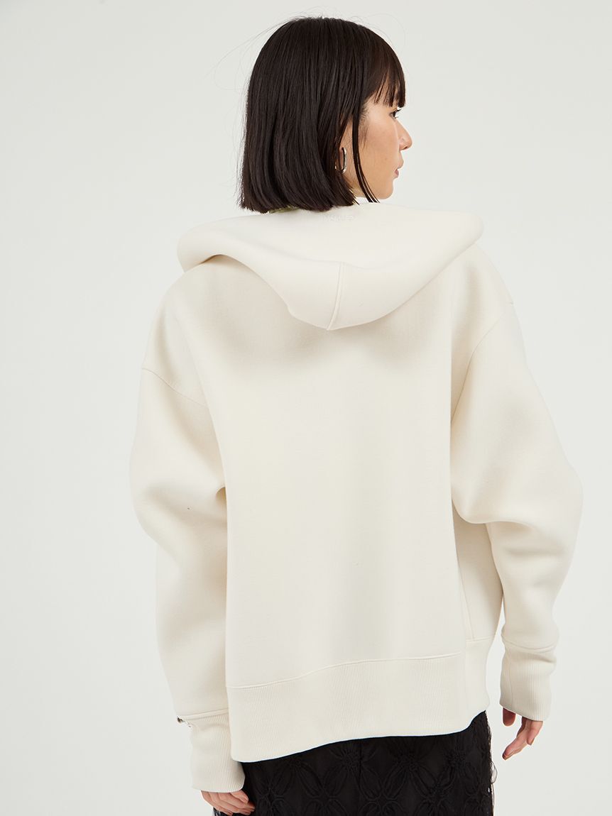 emmi atelier「ダンボールジップアップフーディー」|パーカー|