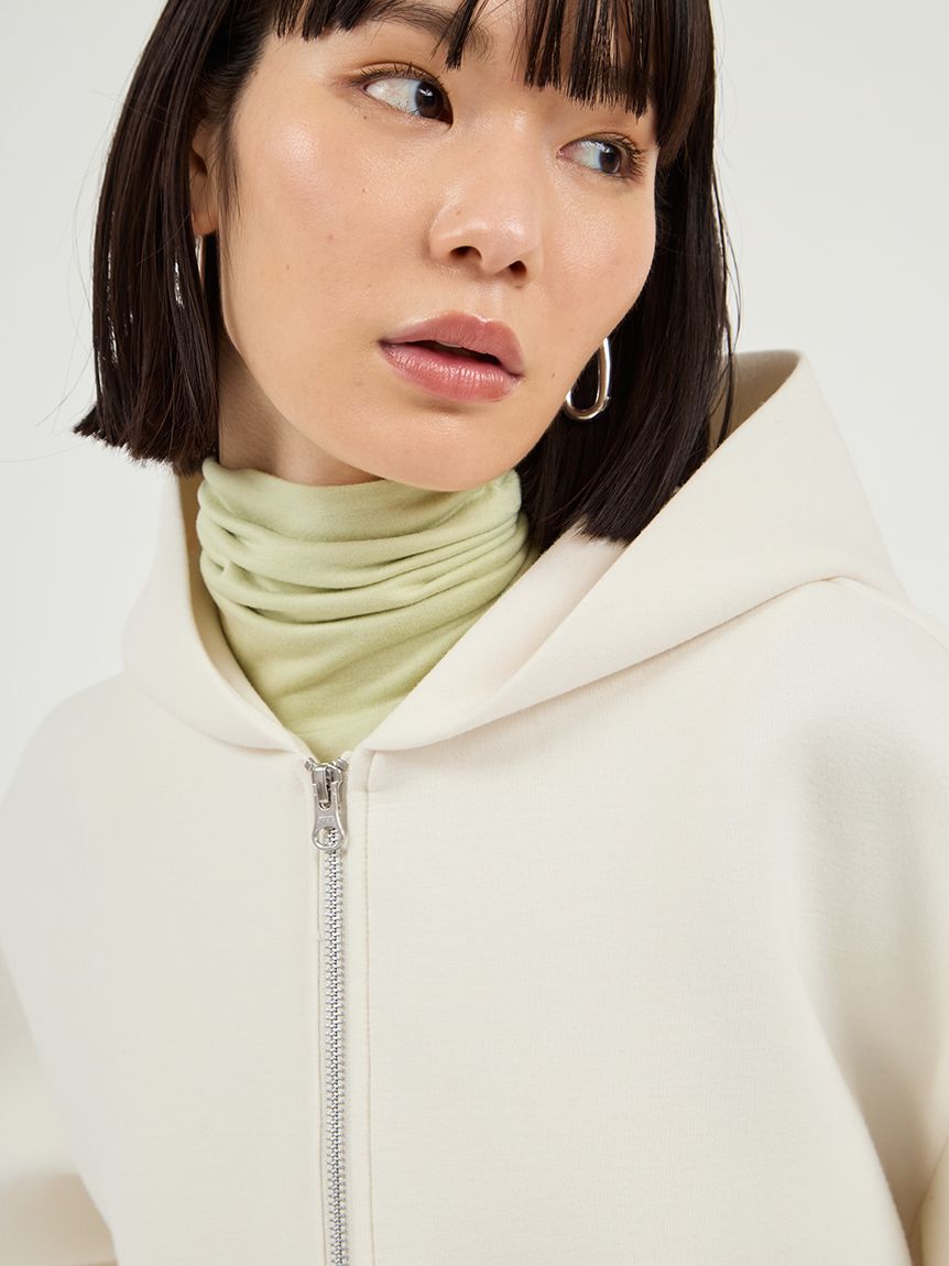 emmi atelier「ダンボールジップアップフーディー」|パーカー|