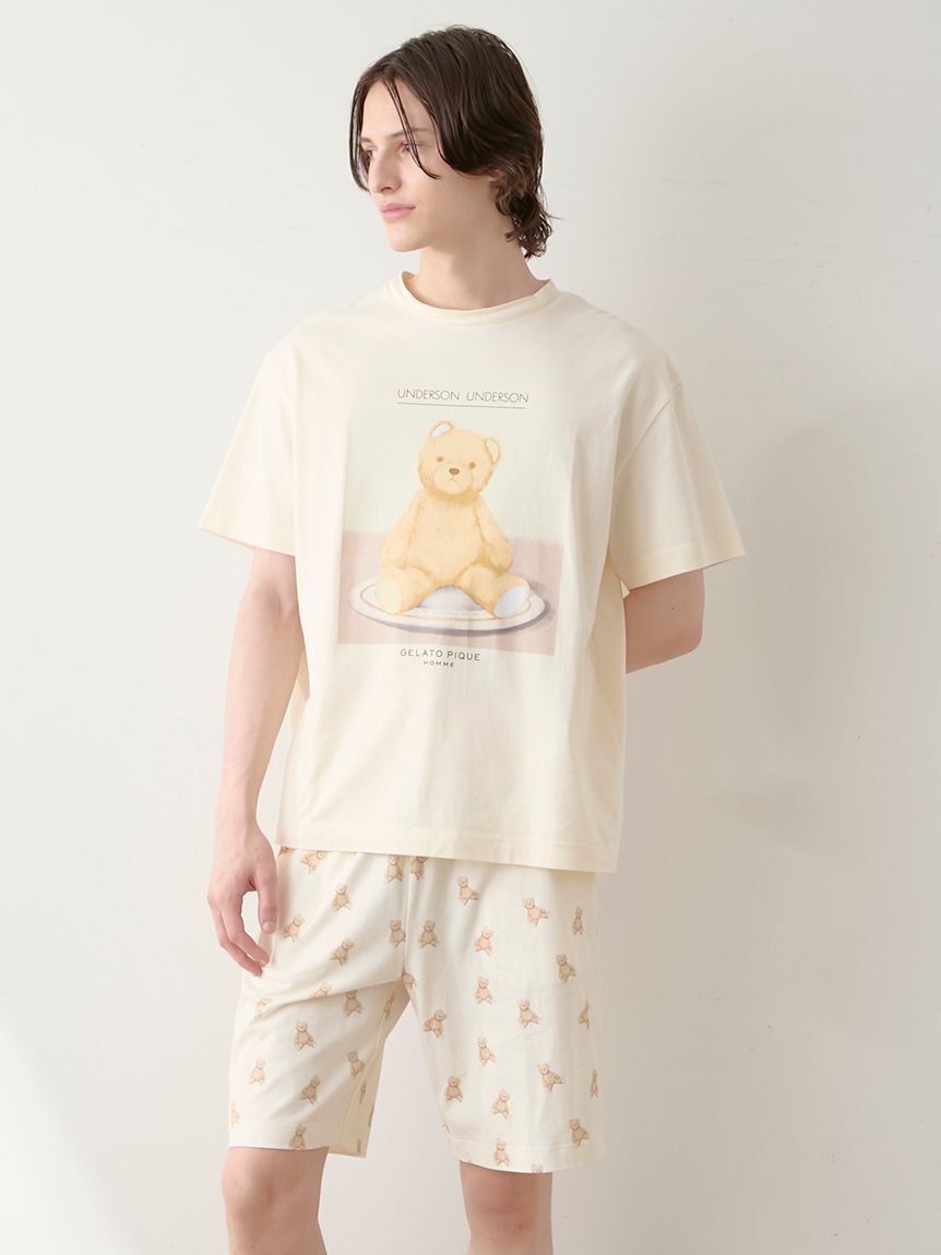 GELATO PIQUE HOMME「【UNDERSON UNDERSON】【HOMME】総柄ベアプリントハーフパンツ」|その他|