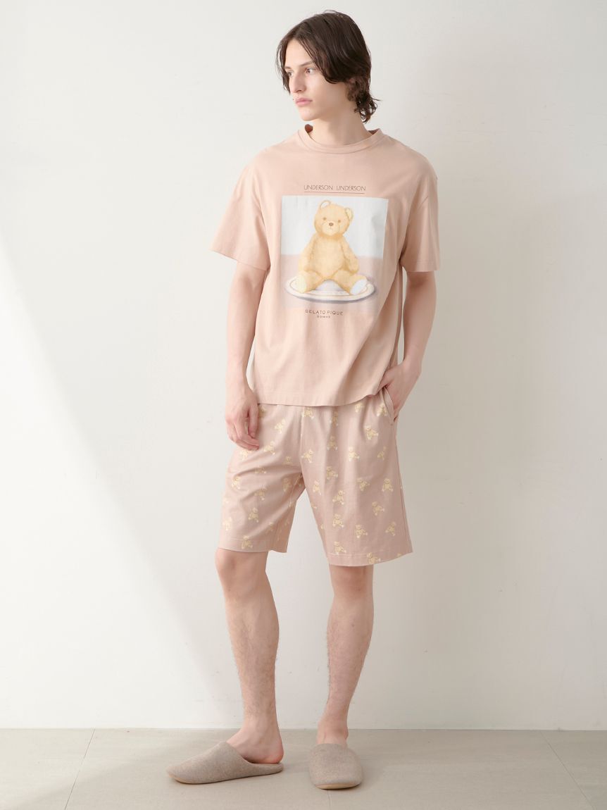 GELATO PIQUE HOMME「【UNDERSON UNDERSON】【HOMME】総柄ベアプリントハーフパンツ」|その他|
