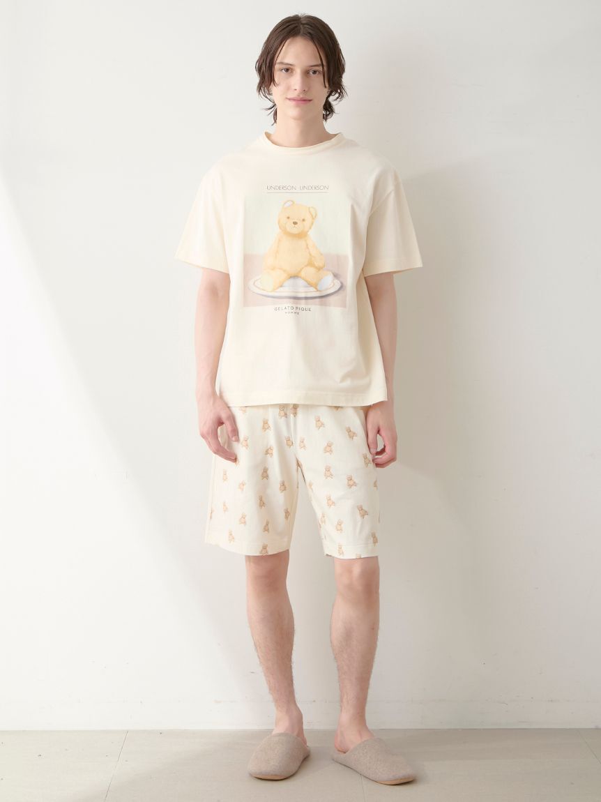 GELATO PIQUE HOMME「【UNDERSON UNDERSON】【HOMME】総柄ベアプリントハーフパンツ」|その他|
