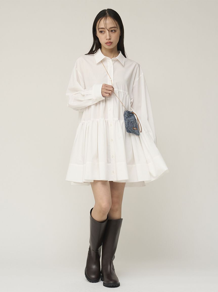 SNIDEL「ドロストリングミニバッグチャーム」|キーケース|