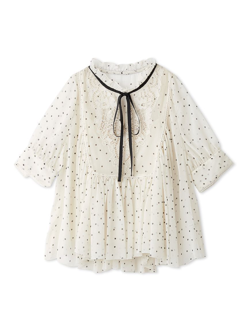 SNIDEL「エンブロイダリー楊柳ブラウス」|シャツ・ブラウス|DOT