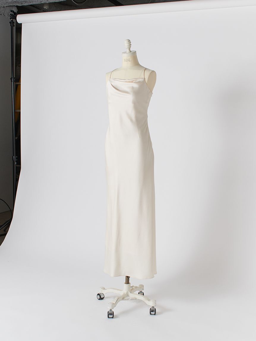 SNIDEL「ハンマーサテンキャミワンピース」|ワンピース|