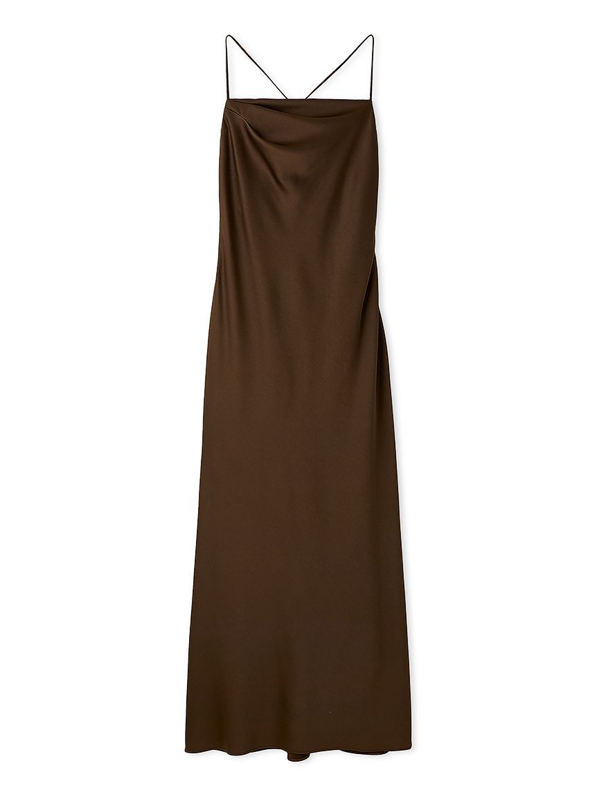 SNIDEL「ハンマーサテンキャミワンピース」|ワンピース|BRW