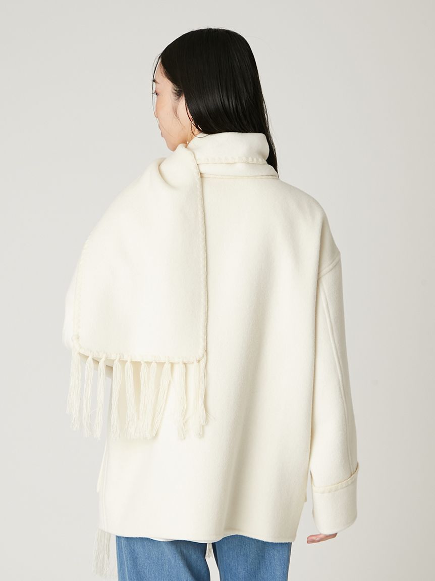 FRAY I.D「ブランケットフリンジコート」|その他|