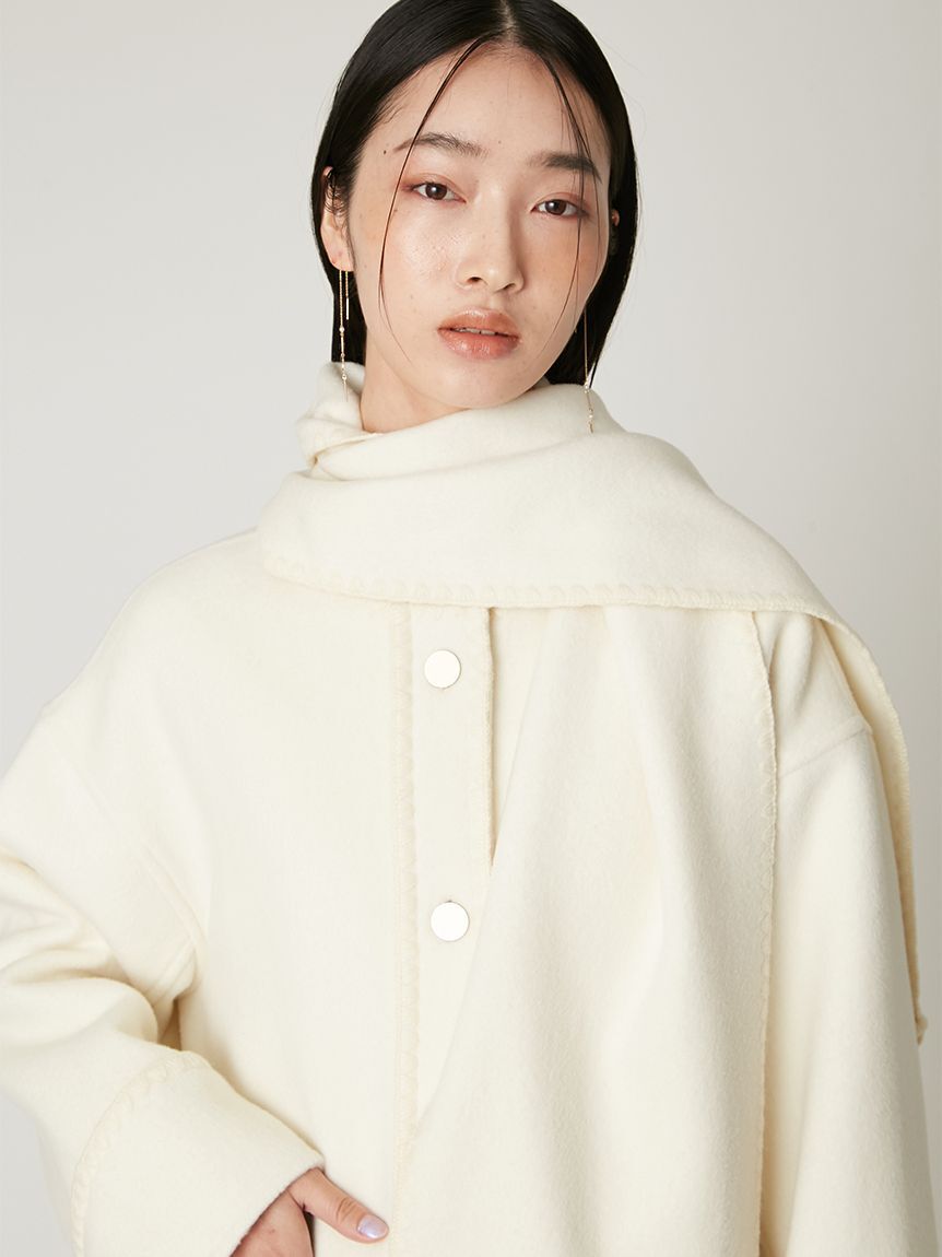 FRAY I.D「ブランケットフリンジコート」|その他|