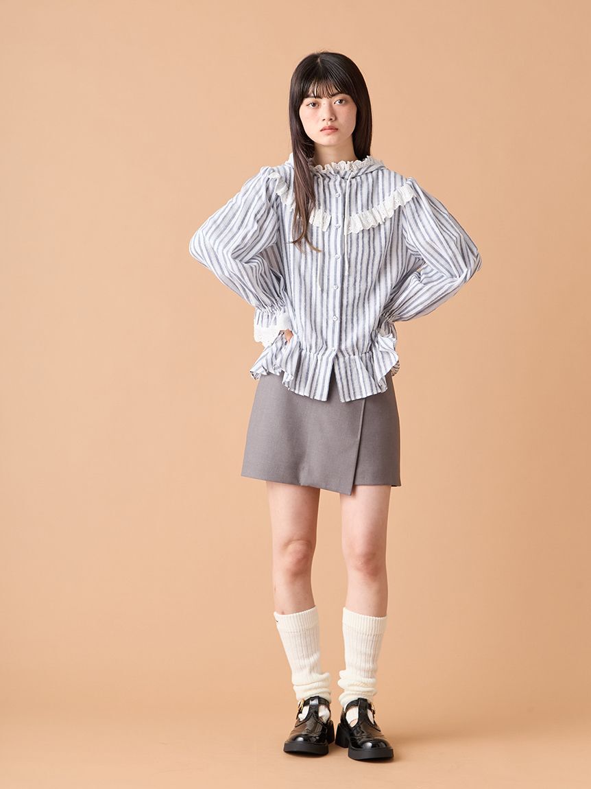 LILY BROWN「バリエーションラップミニスカート」|スカート|