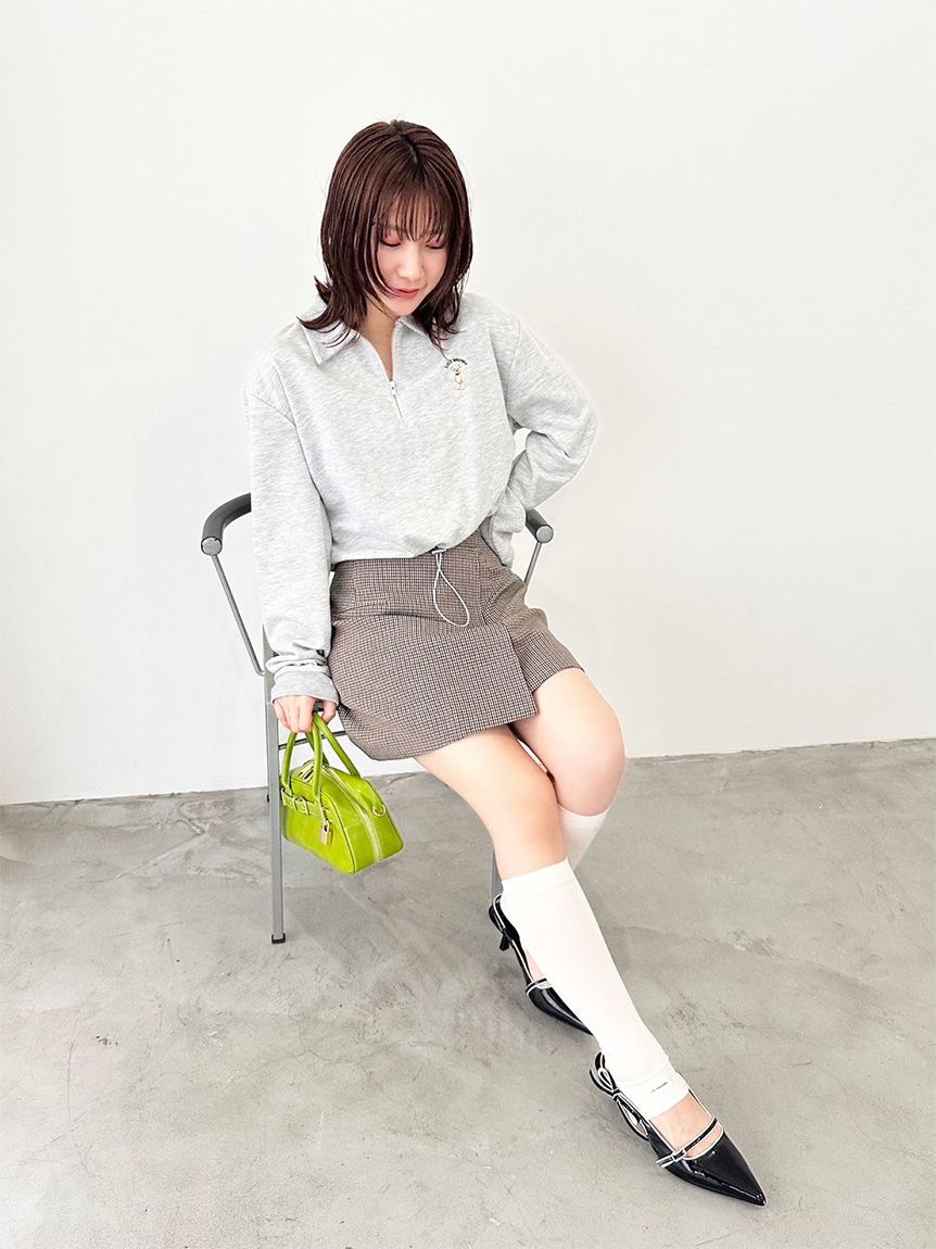 LILY BROWN「バリエーションラップミニスカート」|スカート|