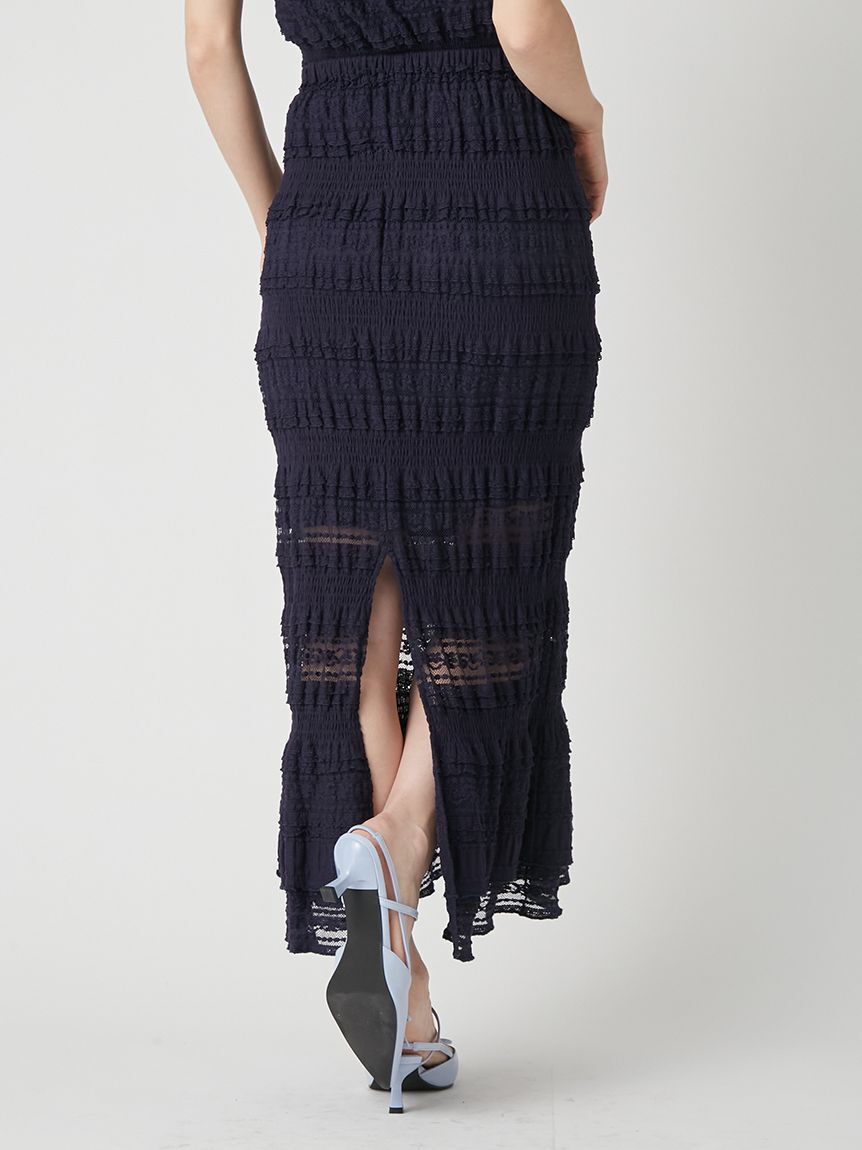 LILY BROWN「シャーリングⅠラインスカート」|スカート|