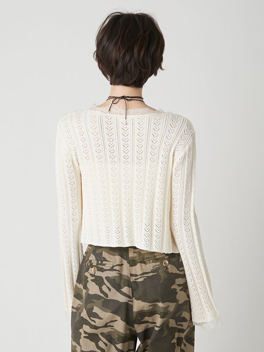 LILY BROWN「レースアップアンサンブル」|ニット・セーター|