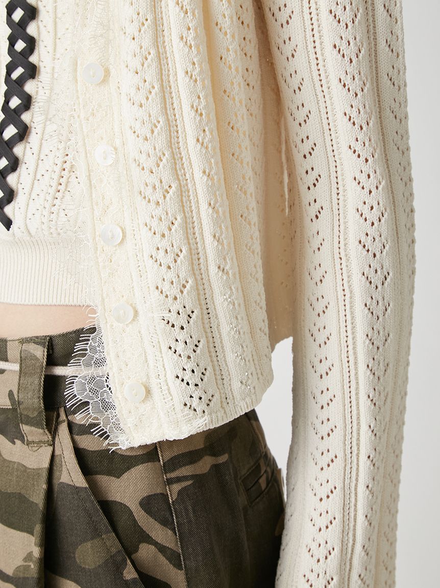 LILY BROWN「レースアップアンサンブル」|ニット・セーター|