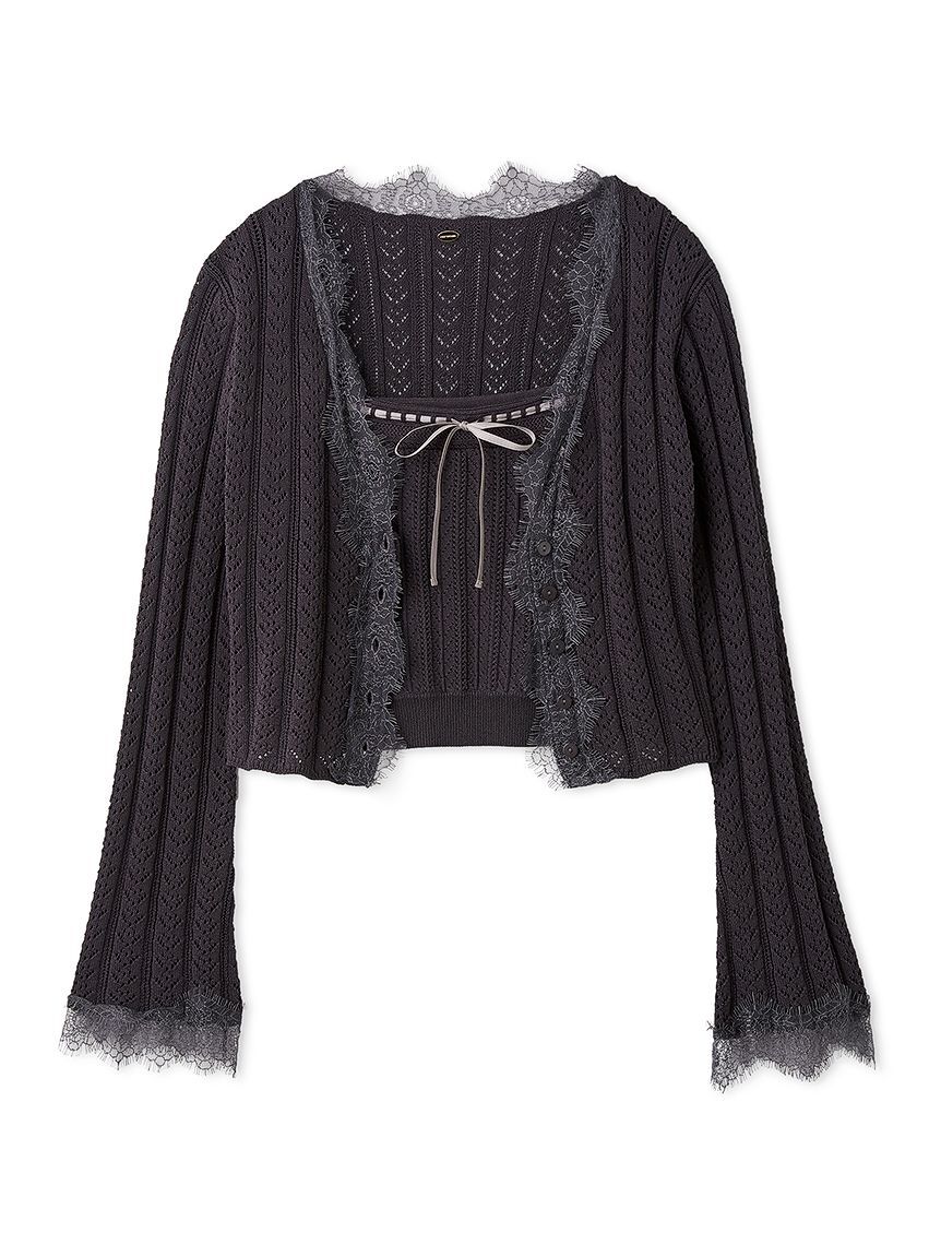 LILY BROWN「レースアップアンサンブル」|ニット・セーター|CGRY