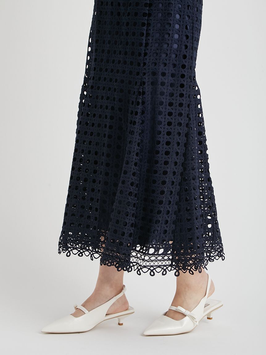 CELFORD「【セットアップ対応】ジオメトリックパターンレーススカート」|スカート|