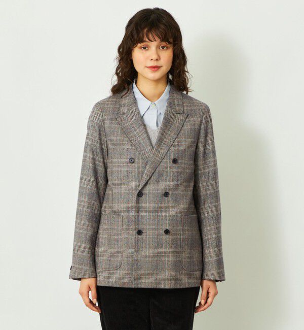 MACKINTOSH PHILOSOPHY「GREY LABEL グレンチェックブレザー」|テーラードジャケット|