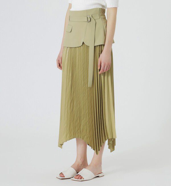  「カマーコンビプリーツスカート」|スカート|