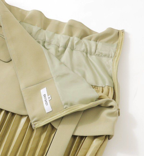  「カマーコンビプリーツスカート」|スカート|