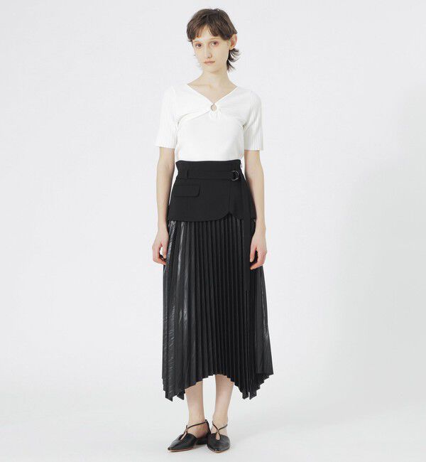  「カマーコンビプリーツスカート」|スカート|