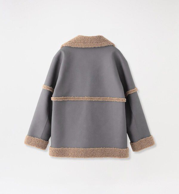  「フェイクシアリングジャケット」|ブルゾン・スタジャン|