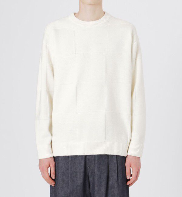  「クラフトブロッキングニット」|ニット・セーター|