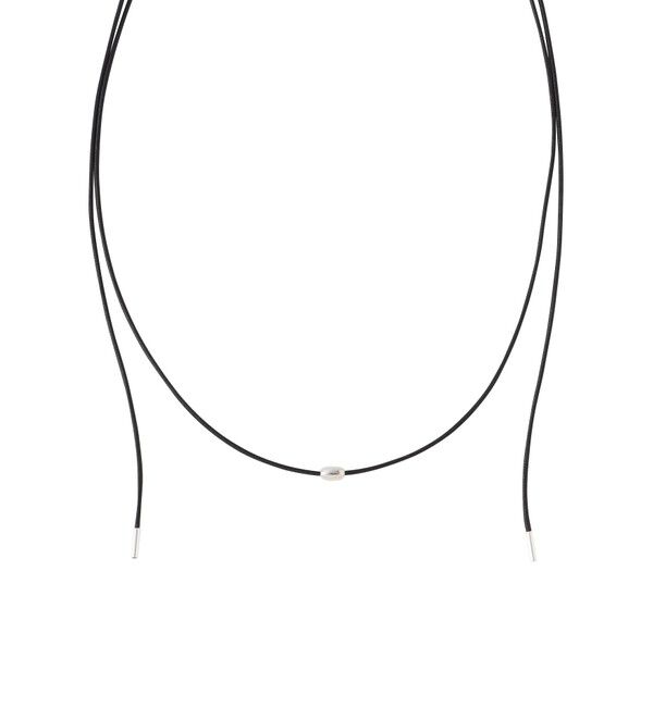  「シルバーコンビコードネックレス」|ネックレス|