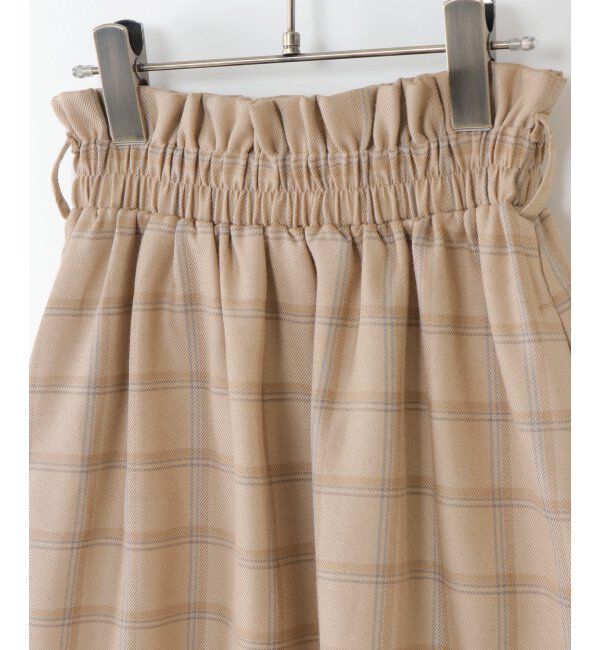 ikka kids「【キッズ】チェックベルト付きフレアスカート（100~160cm）」|スカート|