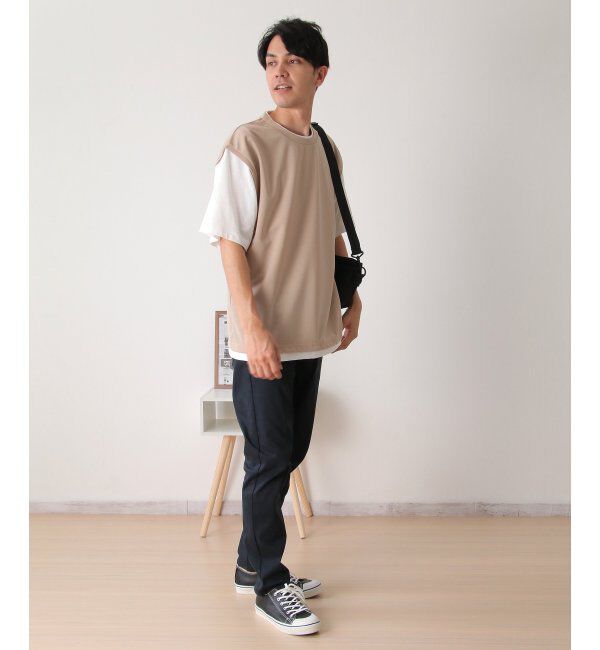 ikka「【接触冷感／吸水速乾】マルチファンクションベストT【親子おそろい】」|Tシャツ・カットソー|