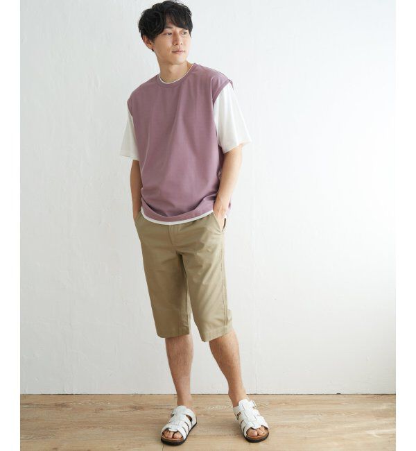 ikka「【接触冷感／吸水速乾】マルチファンクションベストT【親子おそろい】」|Tシャツ・カットソー|