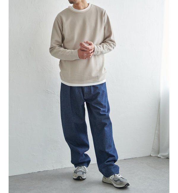 ikka「パイナップルレイヤードロンＴ」|Tシャツ・カットソー|