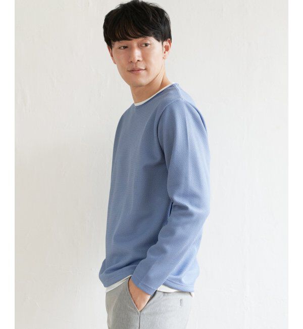 ikka「パイナップルレイヤードロンＴ」|Tシャツ・カットソー|