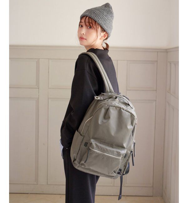 ikka「撥水ナイロン8ポケットリュック」|その他|