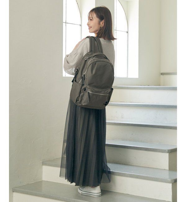 ikka「撥水ナイロン8ポケットリュック」|その他|