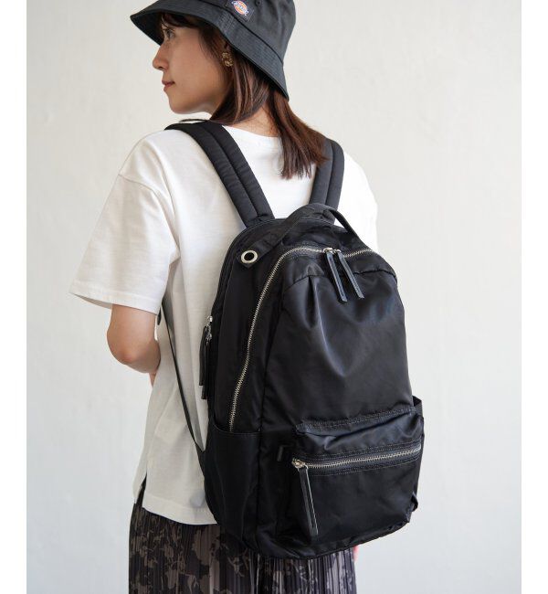 ikka「撥水ナイロン8ポケットリュック」|その他|