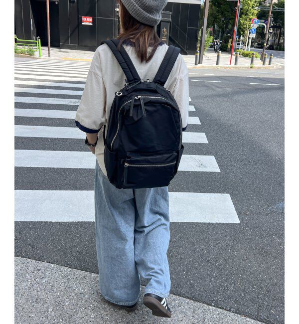 ikka「撥水ナイロン8ポケットリュック」|その他|