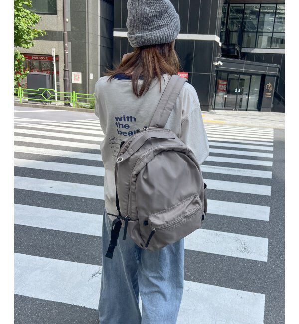 ikka「撥水ナイロン8ポケットリュック」|その他|