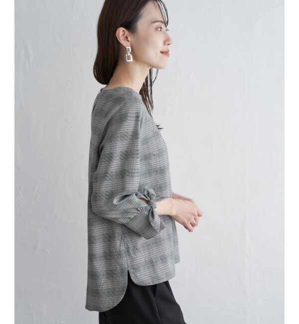 IKKA LOUNGE「袖リボンブラウス」|シャツ・ブラウス|
