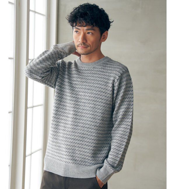 ikka「バーズアイニット」|プルオーバー|