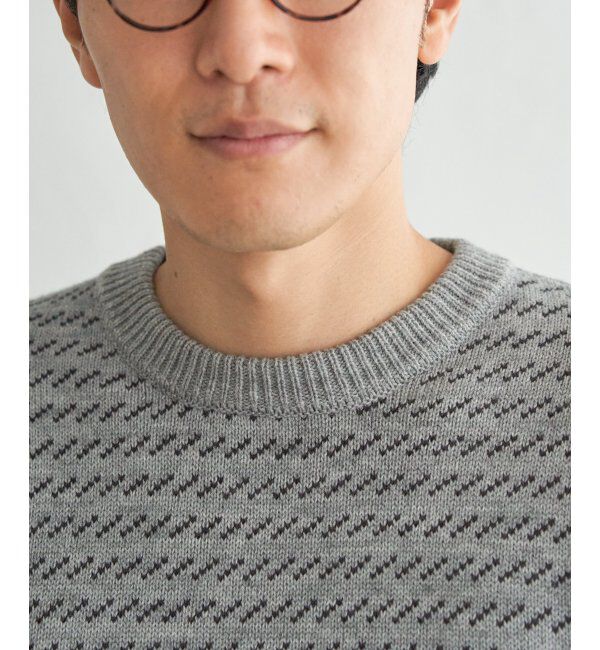 ikka「バーズアイニット」|プルオーバー|