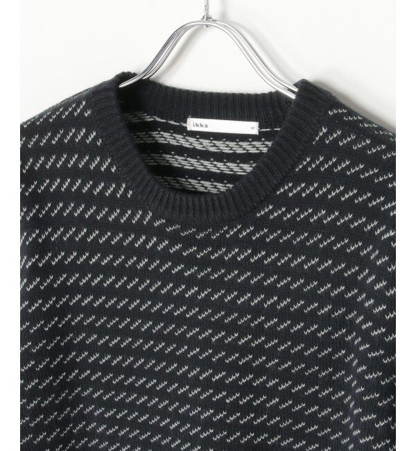 ikka「バーズアイニット」|プルオーバー|