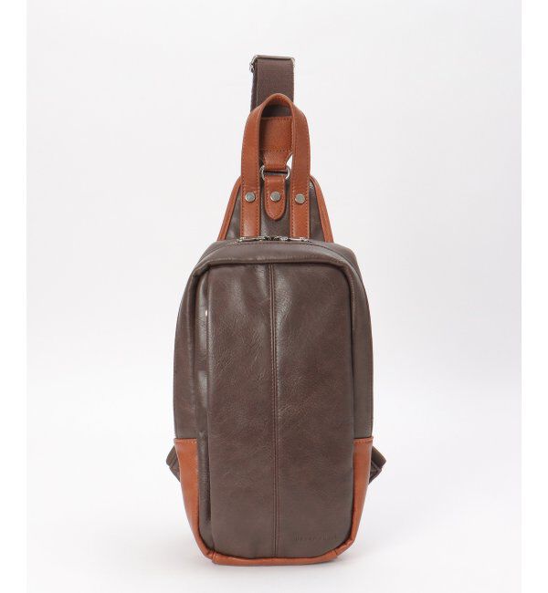 ikka「GPレザータッチボディバッグ」|その他|ダークブラウン