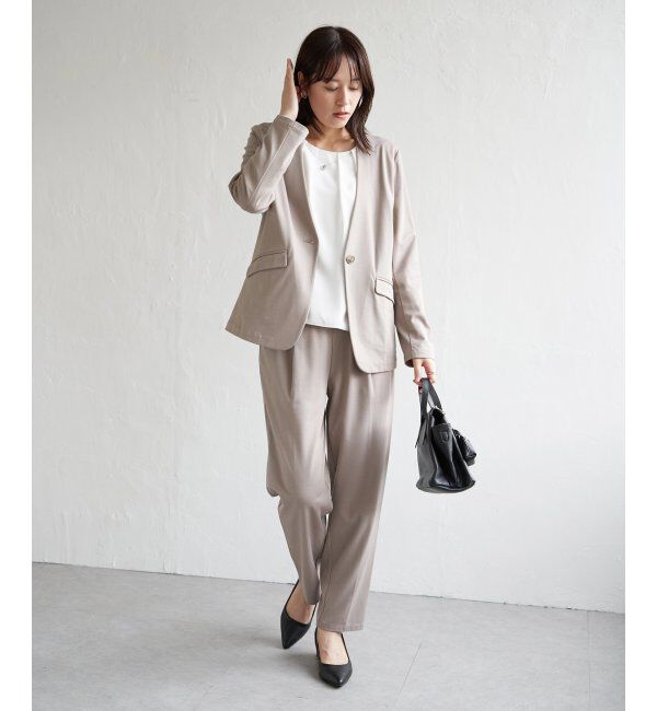 IKKA LOUNGE「ネックレス付き裾2段ブラウス」|シャツ・ブラウス|