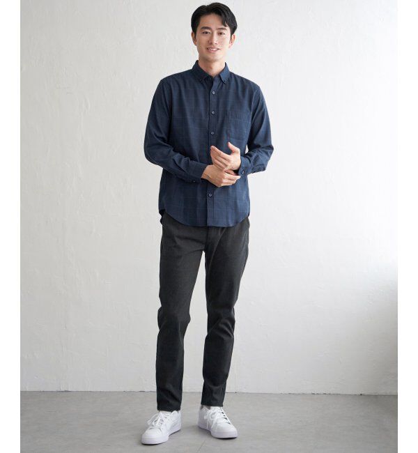 ikka「GOKU楽パンツ EASY STRETCH 起毛チェック5P」|その他|