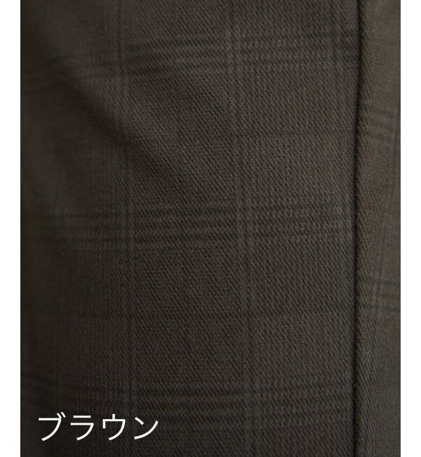 ikka「GOKU楽パンツ EASY STRETCH 起毛チェック5P」|その他|