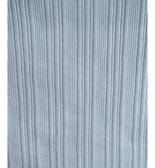 ikka「ストライプジャガードプルオーバー」|Tシャツ・カットソー|