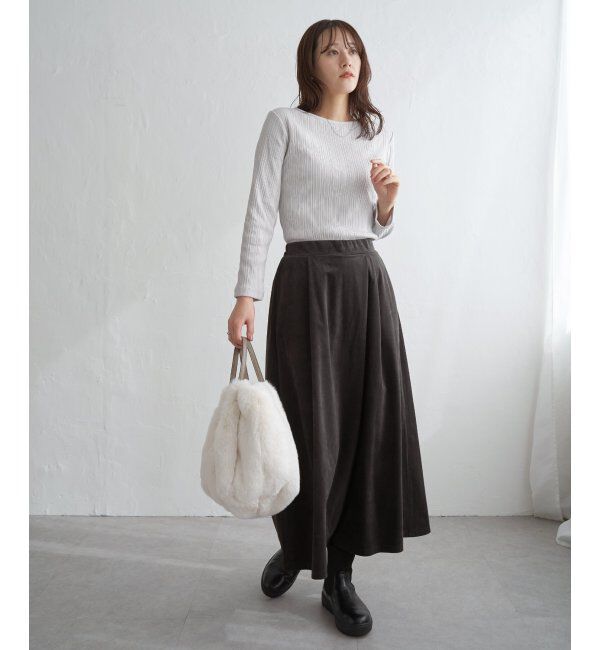 ikka「ストライプジャガードプルオーバー」|Tシャツ・カットソー|