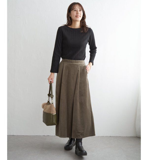 ikka「ストライプジャガードプルオーバー」|Tシャツ・カットソー|