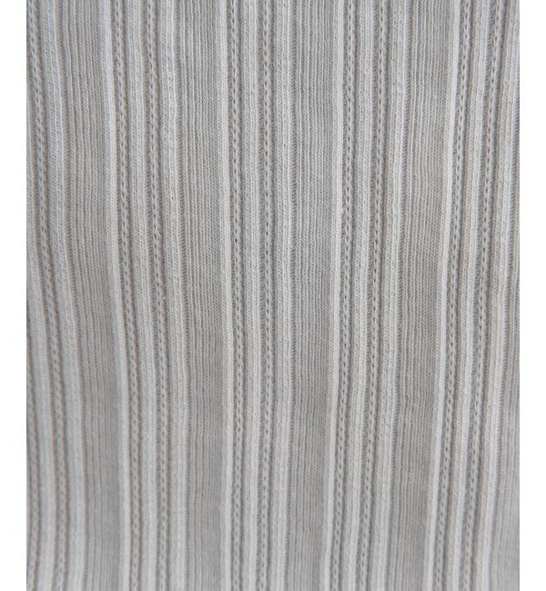 ikka「ストライプジャガードプルオーバー」|Tシャツ・カットソー|