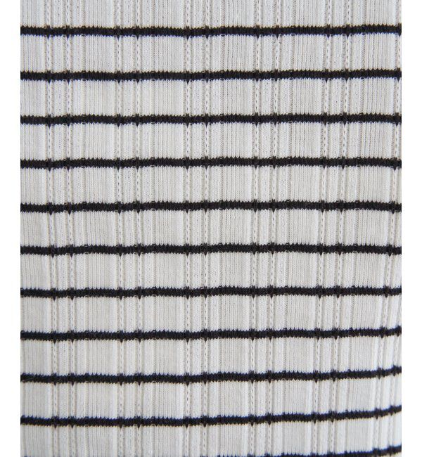 ikka「ストライプジャガードプルオーバー」|Tシャツ・カットソー|