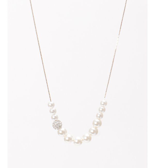 ikka「キラキラボールスライドネックレス」|その他|